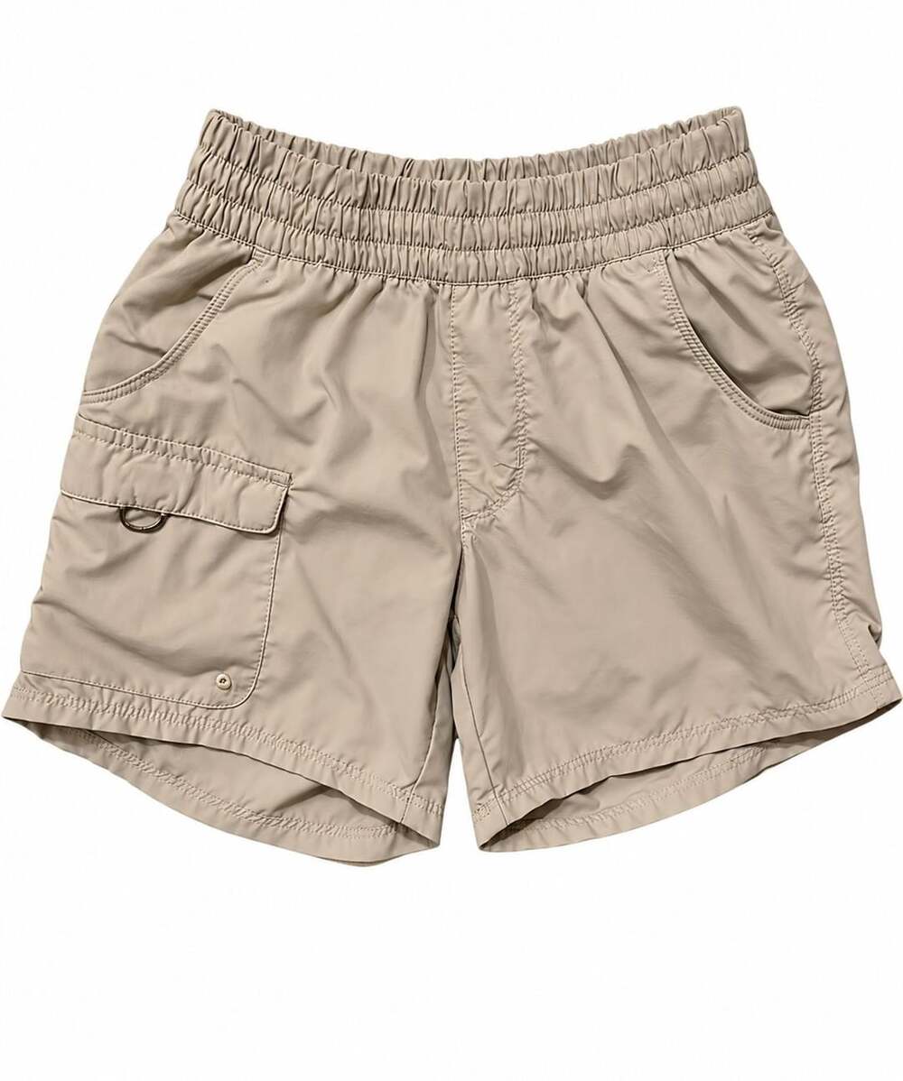 Columbia Cargo Shorts Size XS 4L Khaki Elastic Waist Pockets